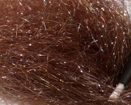 Baitfish ULTRA Sparkle Dubbing, Brown UVR / 87